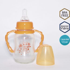 MAMADERA 125 ML VIDRIO C/ASA (x12)