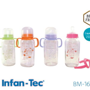 MAMADERA 250 ML VIDRIO CON ASAS (x12)