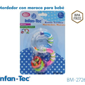 MORDEDOR C/MARACA P/BEBE (x12)