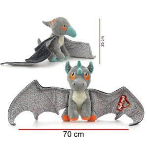 Peluche Murcielago Y Dragon Con Alas Extendidas 25 Cm