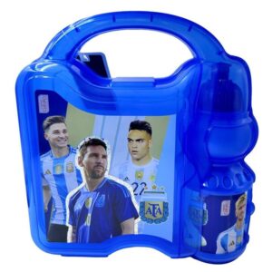 CKAF056 - Lonchera AFA 23x23 Cm Incluye Botella