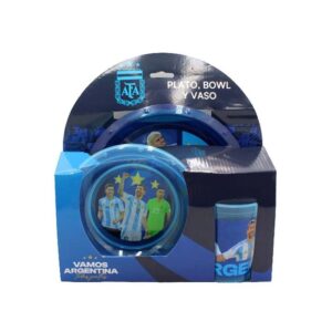 CKAF058 - SET PLATO 22 CM BOWL 17 CM Y VASO 350 ML AFA