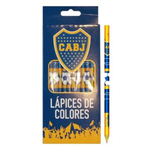 CKBO439 - LAPICES DE COLOR X 12 BOCA JR.