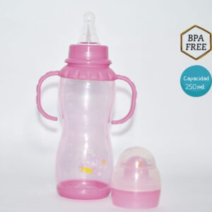 MAMADERA TET SILICONA 250 ML  ANIMADA (x12)