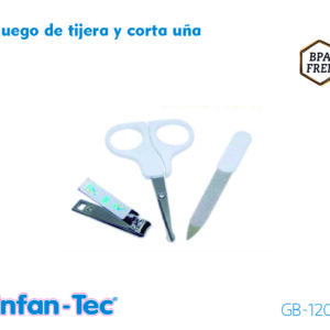 JUEGO DE TIJERA CORTAUÑA P/BEBE (x12)