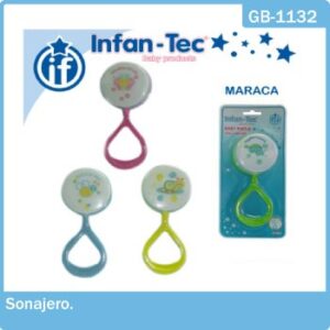 MORDILLO CON SONAJERO P/BEBE (x12)