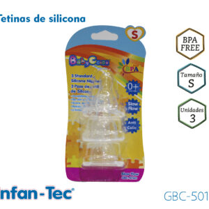 TETINAS SILICONA P/MAMADERA X 3 (x12)