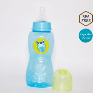 MAMADERA TET SILICONA 250 ML ANIMADA CELULAR (x12)