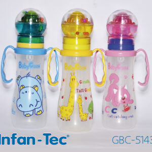 MAMADERA 250 ML CON ASAS Y MARACA (x12)