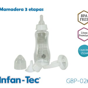 PREMIUM MAMADERA 250 ML 3 ETAPA (x12)