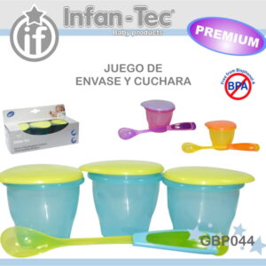 PREMIUM JUEGO DE ENVASE Y CUCHARA (x12)