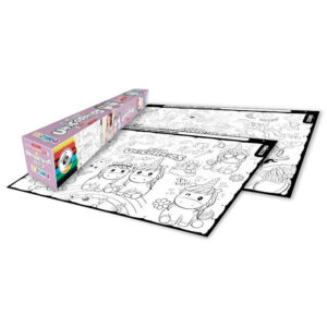 GT5510U - Unicornio 2 Súper Láminas 64x48 Para Colorear Y Colgar