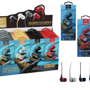 AURICULAR CON CABLE MANOS LIBRES TIME AU-1237