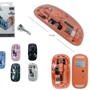 MOUSE INALAMBRICO TRANSPARENTE