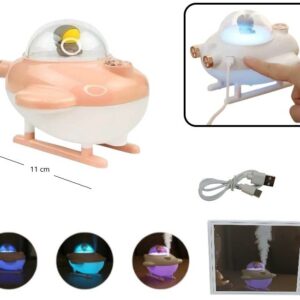 HUMIDIFICADOR / DIFUSOR MINI ASTRONAUTA AVIÓN USB