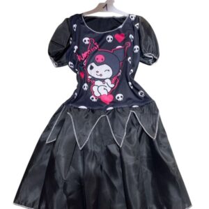 DISFRAZ VESTIDO KUROMI TALLE 1/2/3