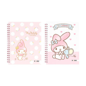 MV1205261 - CUADERNO 16 X 21 ESPIRAL TAPA DURA 80 HJS. MY MELODY