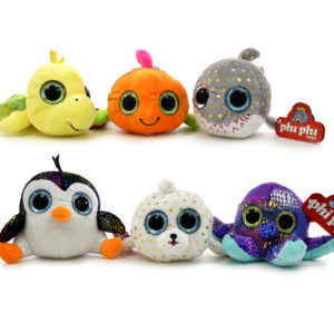 ANIMALES DE MAR 15CM CON BRILLOS
