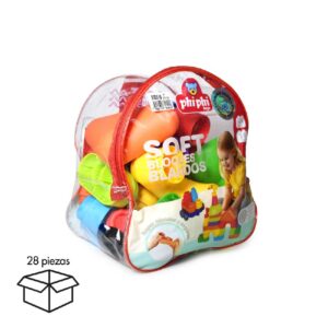 28PCS SOFT BUILDING BLOCKS