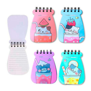PK2411338 - LIBRETA GATO X 60 Hjs. 9 x 13,5 Cm