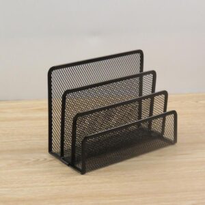 PK2411646 - PORTA PAPELES METAL NEGRO 17 X 14 CM.