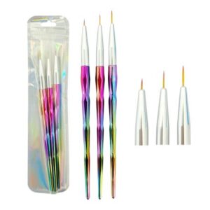 PINCEL P/UÑAS 3PCS COD.2174