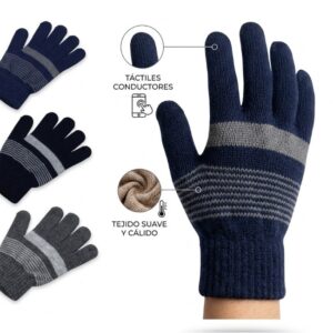 GUANTES TEJIDOS DE INVIERNO PACK X 12