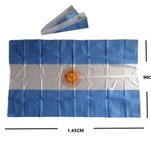 BANDERA ARGENTINA GRANDE 90CM ALTO X 145CM LARGO