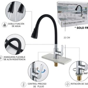 CANILLA FLEXIBLE COCINA (SOLO FRIO)