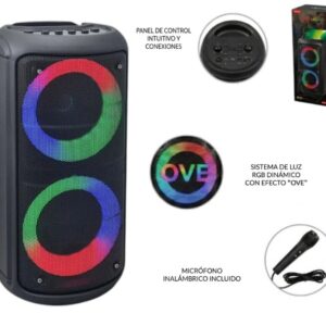 PARLANTE 4X2 BLUETOOTH C/ MICROFONO