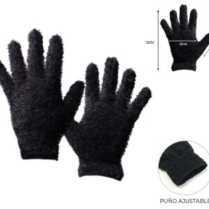 GUANTE DE INVIERNO POLAR ADULTO NEGRO