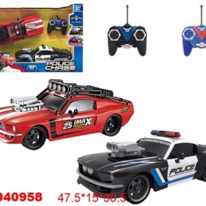 AUTO POLICIA (POR 2) A R/C – 4 COMANDOS