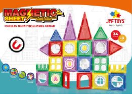 MAGNETIC SHEET - 34 PIEZAS (27CM X 19,5CM X 8CM)