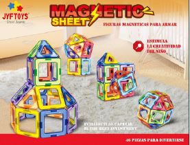 MAGNETIC SHEET - 46 PIEZAS (35CM X 28CM X 7CM)