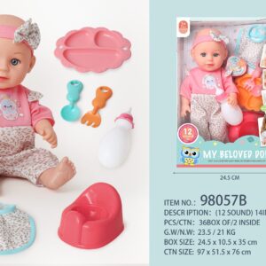 BEBÉ CON MUCHOS ACCESORIOS