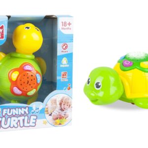 TORTUGA A PILA CON LUZ Y SONIDO