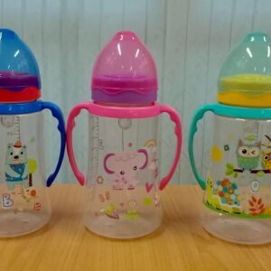 MAMADERA BOCA ANCHA  330 ML. /TETINA   SILIC. ASAS (x12)