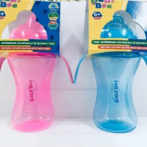 VASO ANTIDERRAME C/ASAS BOQUILLA SILICONA Y TAPA (x12)