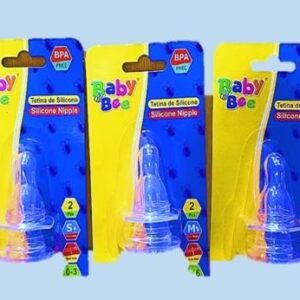 PACK X 2 TETINAS DE SILICONA-TALLE M (x12)