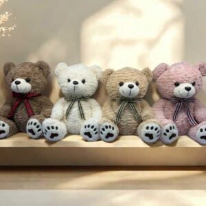 Oso con lazo y patitas 38cm
