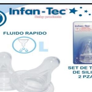 TETINAS SILICONA P/ MAMADERAS X 2 (x12)