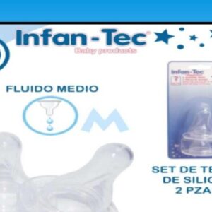 TETINAS SILICONA P/ MAMADERAS X 2 (x12)