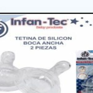 TETINAS SILICONA BOCA ANCHA X 2 (x12)