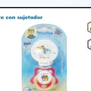 CHUPETE SILICONA CON SUJETADOR (x12)