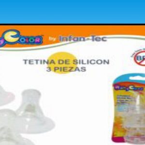 TETINAS SILICONA P/MAMADERA X 3 (x12)