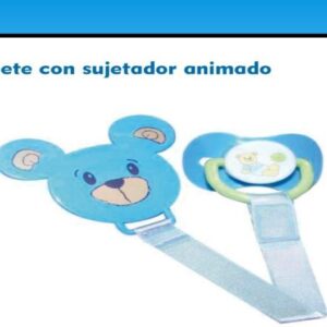 CHUPETE SILICONA C/ SUJETADOR (x12)