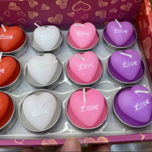 Velas aromaticas corazon