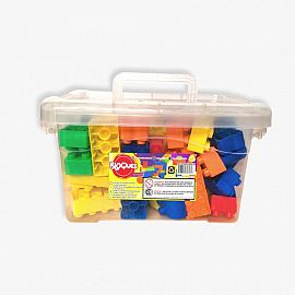 VALIJA CON LADRILLOS GRANDES X 140 PIEZAS