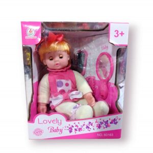 MUÑECA CON ACCESORIOS EN CAJA