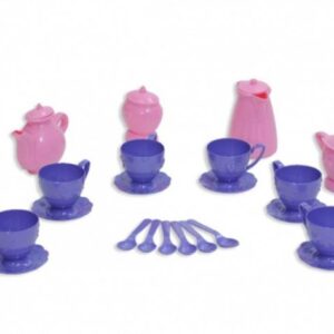 SET DE TE/CAFE PLASTICO 22 PIEZAS